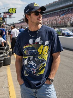 VTG Jimmie Johnson Racing Champions Nascar Racing T-Shirt L Car Guy Streetwear
